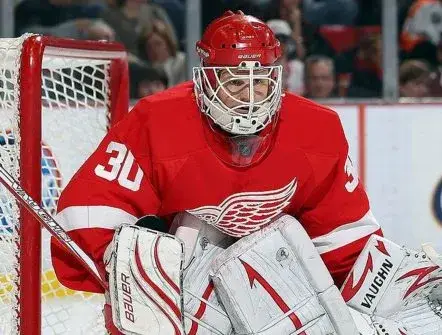 CHRIS OSGOOD Detroit Red Wings 1995 Away CCM Vintage NHL Hockey Jersey 