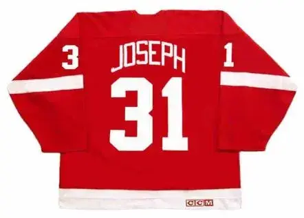 CURTIS JOSEPH Detroit Red Wings 2002 Away CCM Throwback NHL Hockey Jersey 