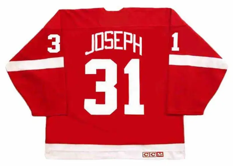 CURTIS JOSEPH Detroit Red Wings 2002 Away CCM Throwback NHL Hockey Jersey 