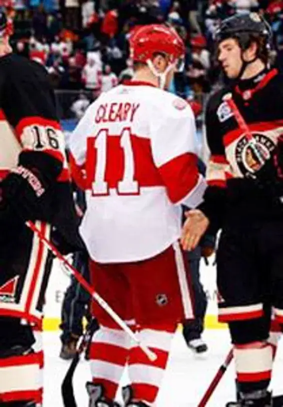 DANIEL CLEARY Detroit Red Wings 1920’s CCM Vintage Throwback NHL Hockey Jersey 