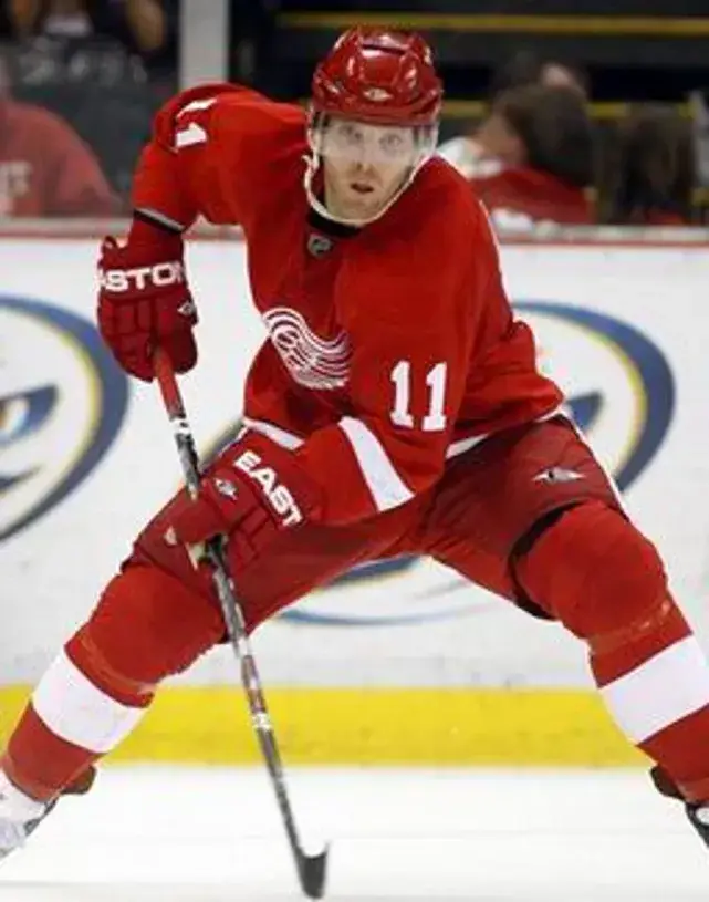 DANIEL CLEARY Detroit Red Wings 2010 Home REEBOK Throwback NHL Hockey Jersey 