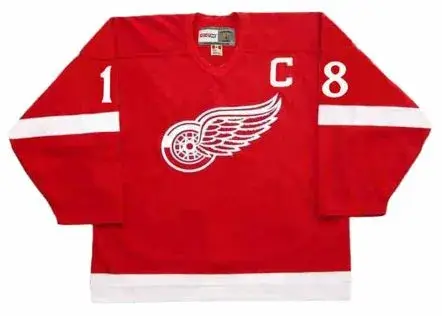DANNY GARE Detroit Red Wings 1982 CCM Vintage Throwback NHL Hockey Jersey