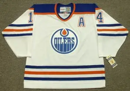 CRAIG MacTAVISH Edmonton Oilers 1987 CCM Vintage Throwback Home NHL Jersey