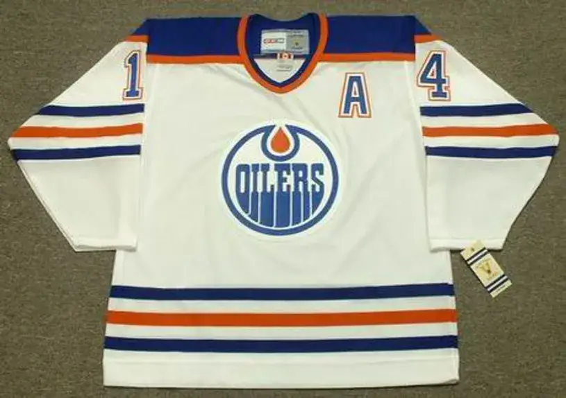 CRAIG MacTAVISH Edmonton Oilers 1987 CCM Vintage Throwback Home NHL Jersey