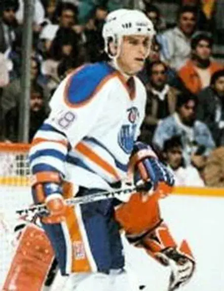 CRAIG SIMPSON Edmonton Oilers 1990 CCM Vintage Throwback Home NHL Jersey 