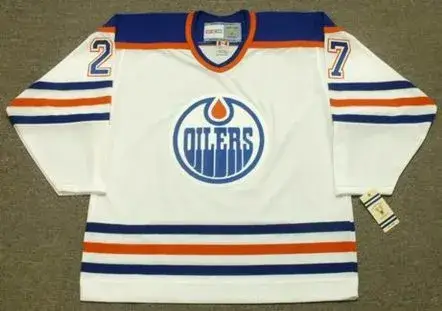 DAVE SEMENKO Edmonton Oilers 1985 CCM Vintage Throwback Home NHL Jersey