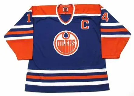 GLEN SATHER Edmonton Oilers 1976 WHA Throwback Hockey Jersey