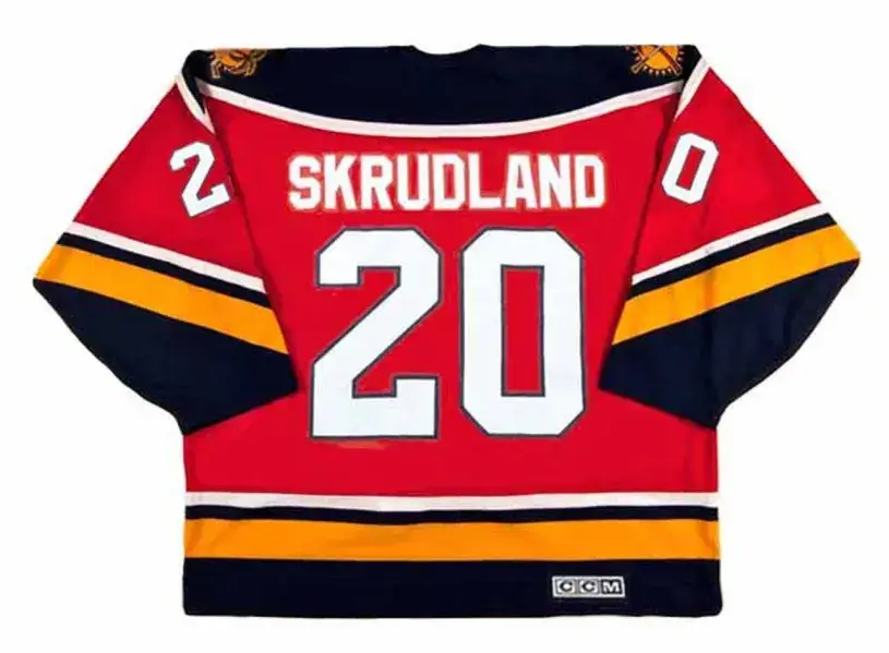 BRIAN SKRUDLAND Florida Panthers 1996 Away CCM Vintage Throwback NHL Hockey Jersey 
