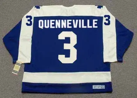 JOEL QUENNEVILLE Toronto Maple Leafs 1978 Away CCM Throwback Hockey Jersey 