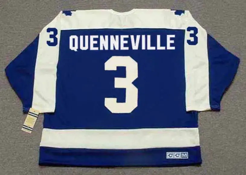 JOEL QUENNEVILLE Toronto Maple Leafs 1978 Away CCM Throwback Hockey Jersey 