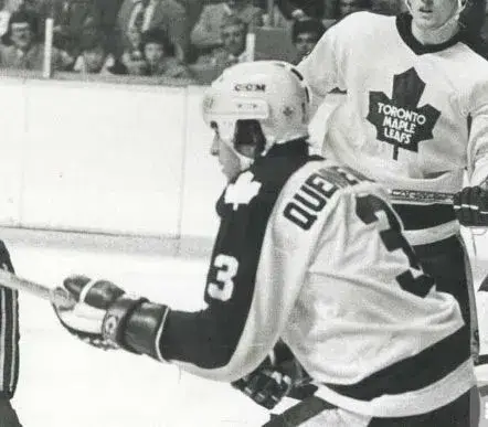JOEL QUENNEVILLE Toronto Maple Leafs 1978 Away CCM Throwback Hockey Jersey 