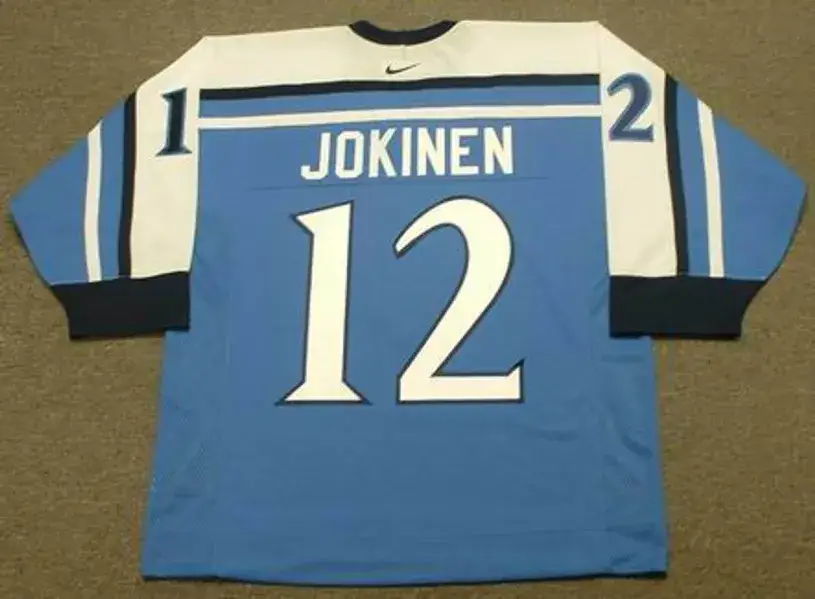 OLLI JOKINEN 2002 Team Finland Nike Olympic Throwback Hockey Jersey 