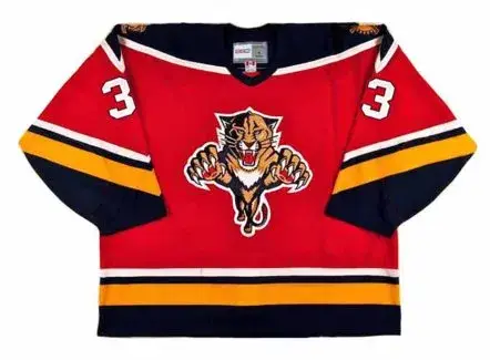 PAUL LAUS Florida Panthers 1996 CCM Vintage Throwback NHL Hockey Jersey