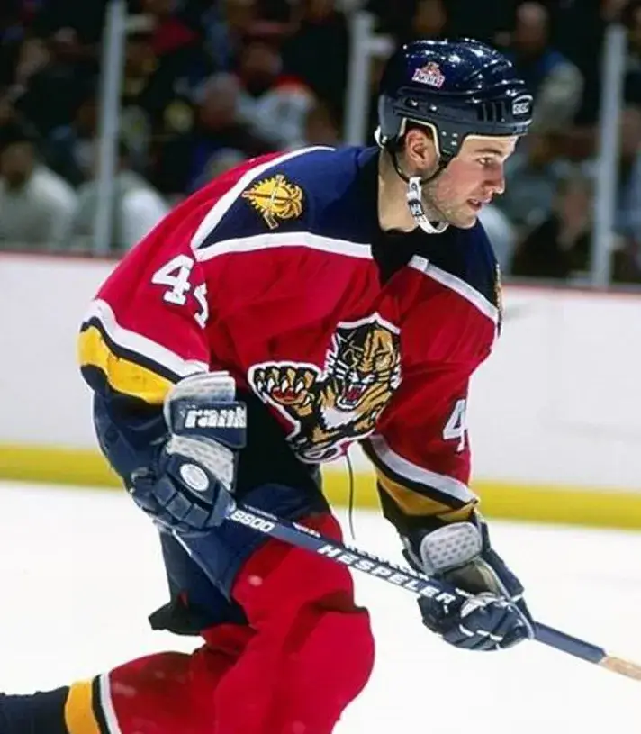 ROB NIEDERMAYER Florida Panthers 1996 Away CCM Vintage Throwback NHL Hockey Jersey 