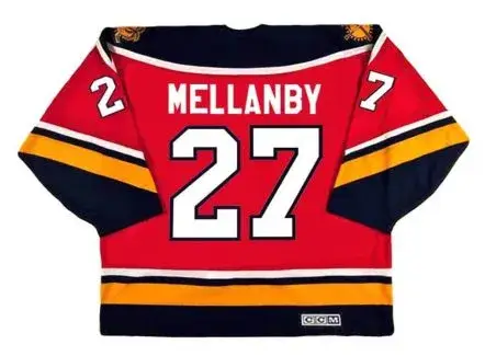 SCOTT MELLANBY Florida Panthers 1996 Away CCM Vintage Throwback NHL Hockey Jersey 