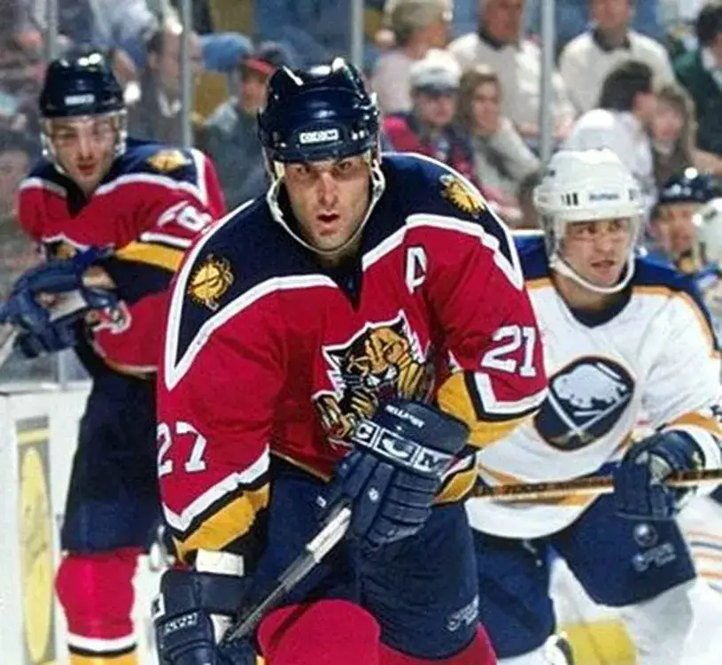 SCOTT MELLANBY Florida Panthers 1996 Away CCM Vintage Throwback NHL Hockey Jersey 