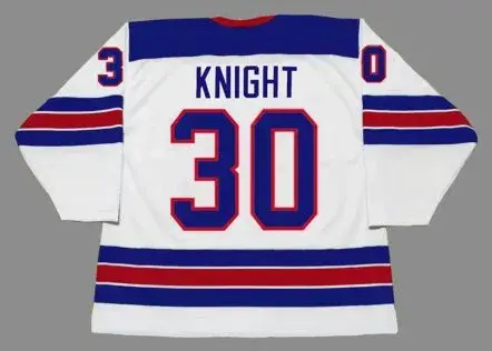 SPENCER KNIGHT 2020 USA Nike Throwback Hockey Jersey 