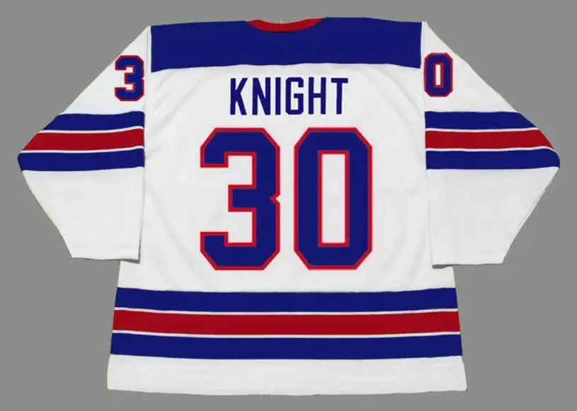 SPENCER KNIGHT 2020 USA Nike Throwback Hockey Jersey 