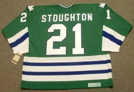 BLAINE STOUGHTON Hartford Whalers 1979 CCM Vintage Throwback NHL Jersey 