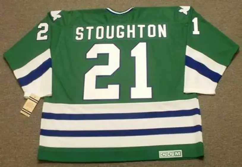 BLAINE STOUGHTON Hartford Whalers 1979 CCM Vintage Throwback NHL Jersey 