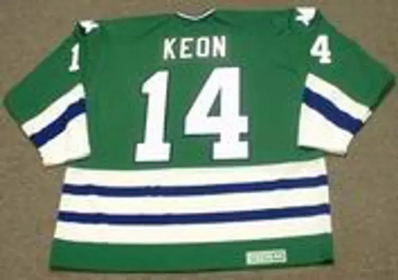 DAVE KEON Hartford Whalers 1979 CCM Vintage Throwback NHL Hockey Jersey 