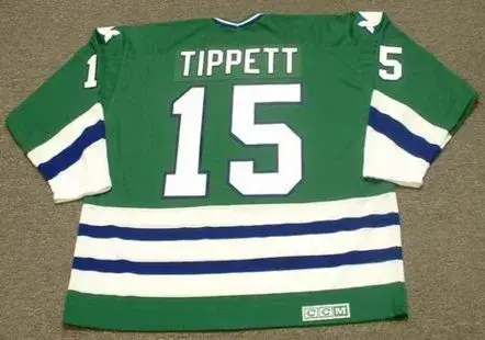 DAVE TIPPETT Hartford Whalers 1983 CCM Vintage Throwback NHL Hockey Jersey 