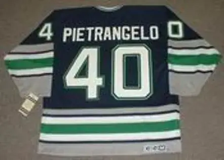 FRANK PIETRANGELO Hartford Whalers 1992 CCM Vintage Throwback NHL Jersey 