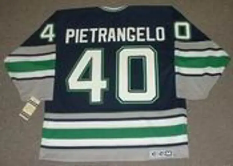 FRANK PIETRANGELO Hartford Whalers 1992 CCM Vintage Throwback NHL Jersey 