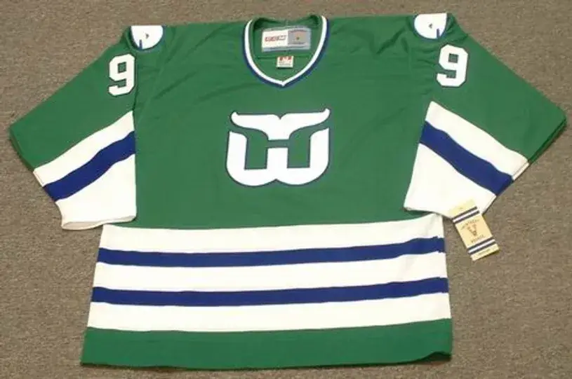 GORDIE HOWE Hartford Whalers 1979 Away CCM NHL Vintage Throwback Jersey