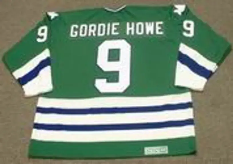 GORDIE HOWE Hartford Whalers 1979 Away CCM NHL Vintage Throwback Jersey 