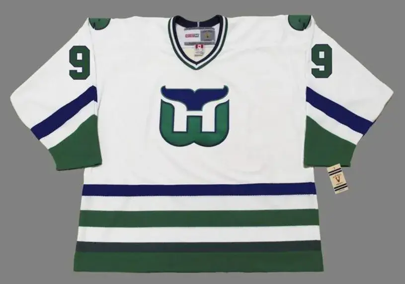 GORDIE HOWE Hartford Whalers 1979 Home CCM NHL Vintage Throwback Jersey