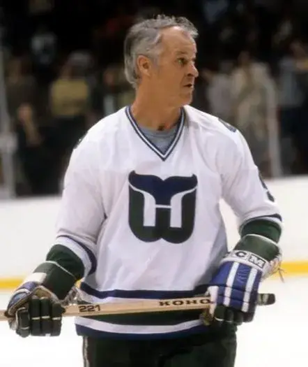 GORDIE HOWE Hartford Whalers 1979 Home CCM NHL Vintage Throwback Jersey 