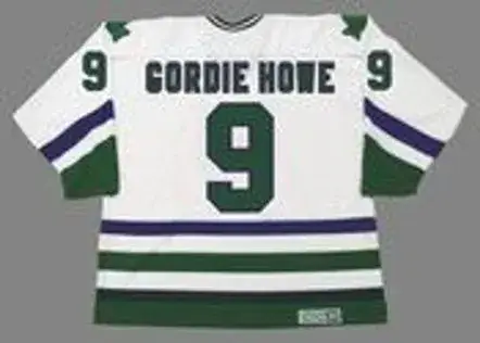 GORDIE HOWE Hartford Whalers 1979 Home CCM NHL Vintage Throwback Jersey 