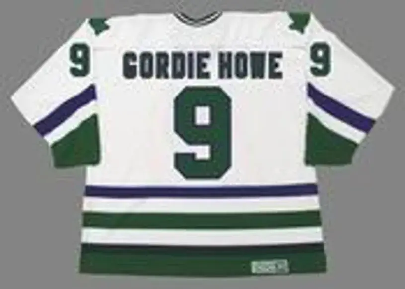 GORDIE HOWE Hartford Whalers 1979 Home CCM NHL Vintage Throwback Jersey 