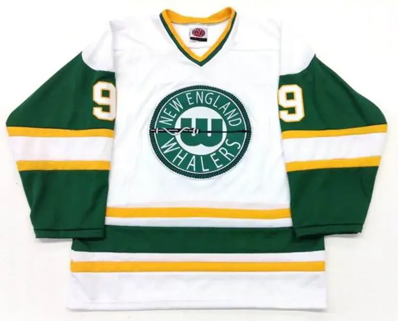 GORDIE HOWE New England Whalers WHA Throwback Home Hockey Jersey