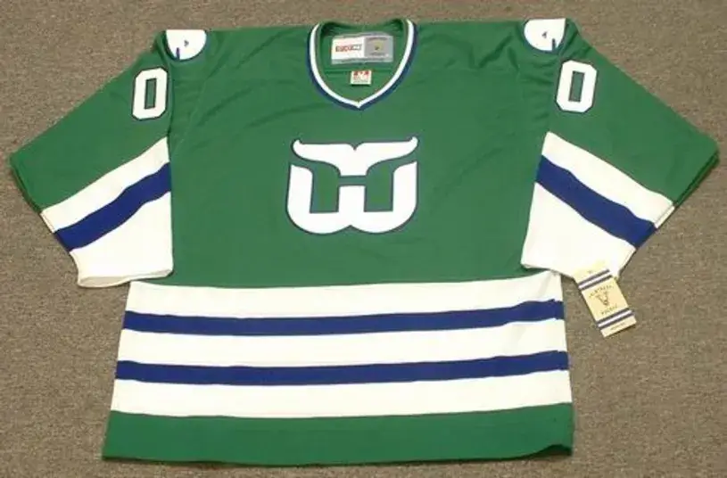 HARTFORD WHALERS 1970’s Away CCM Throwback Jersey Customized “Any Name & Number(s)”