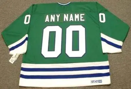 HARTFORD WHALERS 1980’s Away CCM Vintage Jersey Customized “Any Name & Number(s)” 