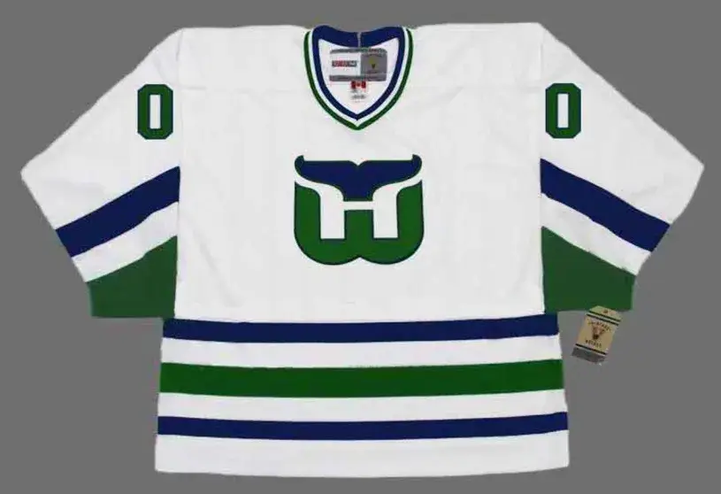 HARTFORD WHALERS 1980’s Home CCM Vintage Jersey Customized “Any Name & Number(s)”