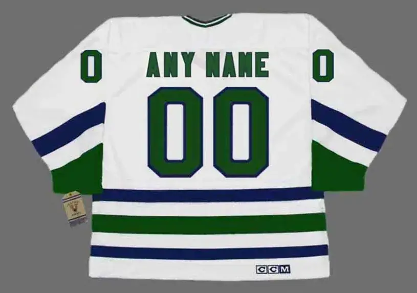 HARTFORD WHALERS 1980’s Home CCM Vintage Jersey Customized “Any Name & Number(s)” 