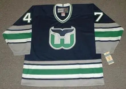 JEAN-SEBASTIEN GIGUERE Hartford Whalers 1996 CCM Vintage Throwback NHL Jersey