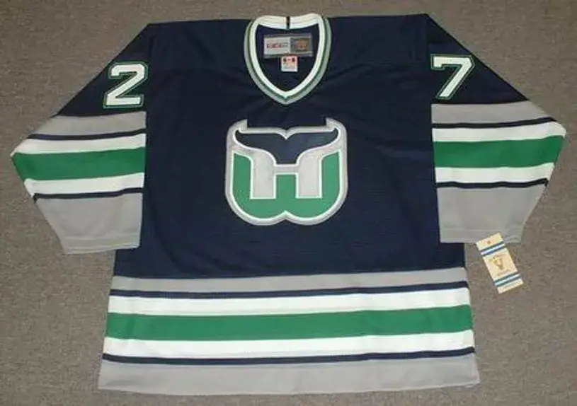 JEFF BROWN Hartford Whalers 1995 CCM Vintage Throwback NHL Jersey