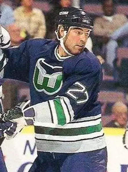 JEFF BROWN Hartford Whalers 1995 CCM Vintage Throwback NHL Jersey 