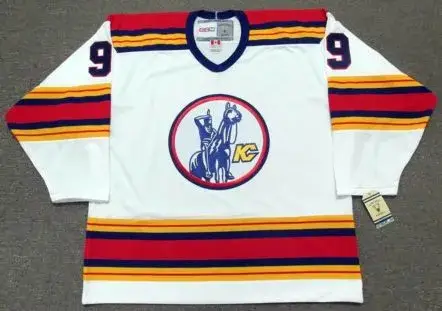 WILF PAIEMENT Kansas City Scouts 1975 CCM Vintage Throwback Home NHL Jersey