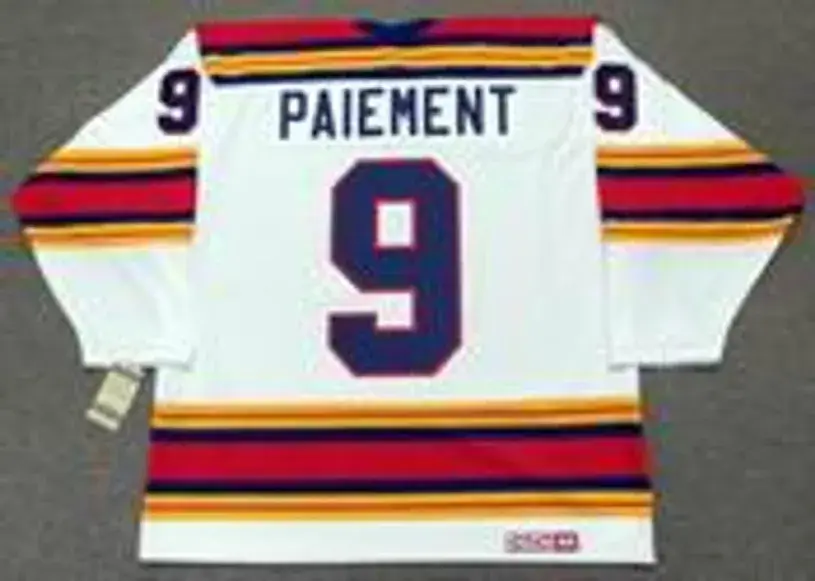 WILF PAIEMENT Kansas City Scouts 1975 CCM Vintage Throwback Home NHL Jersey 