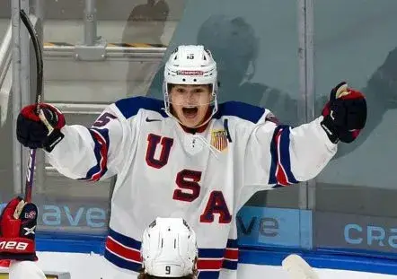 ALEX TURCOTTE 2020 USA Nike Throwback Hockey Jersey 
