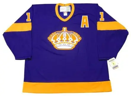 ANZE KOPITAR Los Angeles Kings 1970’s CCM Vintage Throwback NHL Hockey Jersey
