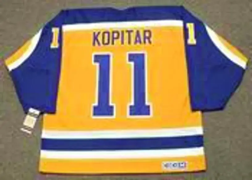 ANZE KOPITAR Los Angeles Kings 1980’s CCM Vintage Throwback NHL Hockey Jersey 