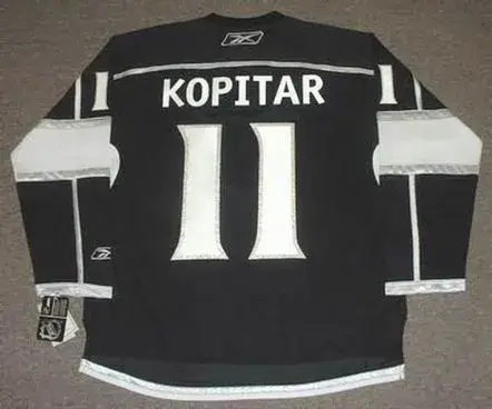 ANZE KOPITAR Los Angeles Kings 2014 REEBOK Throwback NHL Hockey Jersey 