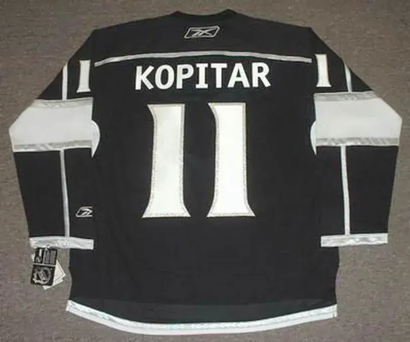 ANZE KOPITAR Los Angeles Kings 2014 REEBOK Throwback NHL Hockey Jersey 