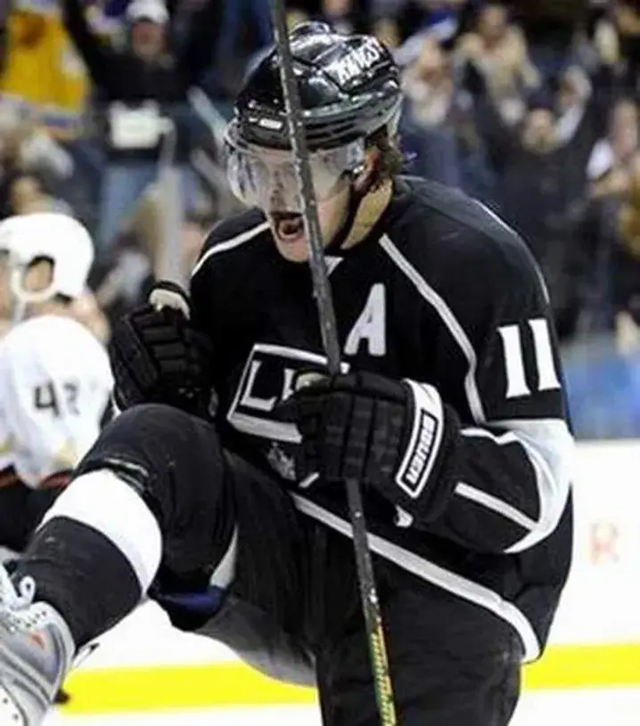 ANZE KOPITAR Los Angeles Kings 2014 REEBOK Throwback NHL Hockey Jersey 